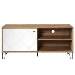 Trendteam TV-Lowboard Touch I - Eiche Artisan Dekor / Weiß -Wohnzimmermöbel boutique en ligne 1000300844 211015 125416000049 DETAILS P000000001000300844