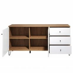 Trendteam Sideboard Touch II - Eiche Artisan Dekor / Weiß -Wohnzimmermöbel boutique en ligne 1000300850 211015 12542500077 DETAILS P000000001000300850