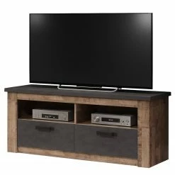 Trendteam Wohnwand Georgia (4-teilig) - Dunkelgrau / Eiche Rustikal Dekor 16 Trendteam Wohnwand Georgia (4-teilig) - Dunkelgrau / Eiche Rustikal Dekor -Wohnzimmermöbel boutique en ligne 1000300851 211015 125437000124 DETAILS P000000001000300851