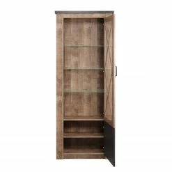 Trendteam Wohnwand Georgia (4-teilig) - Dunkelgrau / Eiche Rustikal Dekor 21 Trendteam Wohnwand Georgia (4-teilig) - Dunkelgrau / Eiche Rustikal Dekor -Wohnzimmermöbel boutique en ligne 1000300851 211015 125439000108 DETAILS P000000001000300851