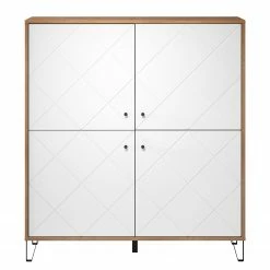 Trendteam Highboard Touch - Eiche Artisan Dekor / Weiß -Wohnzimmermöbel boutique en ligne 1000300858 211015 12545000144 DETAILS P000000001000300858