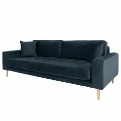 Loftscape Sofa Cordova (3-Sitzer) - Samt - Dunkelblau