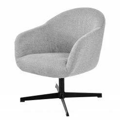 Loftscape Sessel Dorado - Samt - Hellgrau