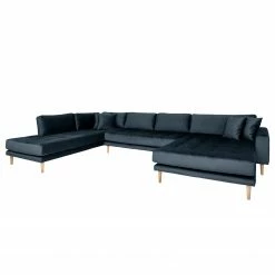 Loftscape Wohnlandschaft Cordova - Samt - Dunkelblau