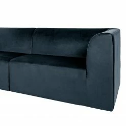 Loftscape Ecksofa Komoro - Samt - Dunkelblau - Ecke davorstehend links -Wohnzimmermöbel boutique en ligne 1000304010 211126 10465100281 DETAILS P000000001000304010