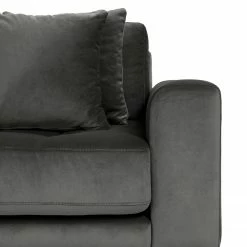 Loftscape Ecksofa Cordova I - Samt - Dunkelgrau - Ecke davorstehend links -Wohnzimmermöbel boutique en ligne 1000304011 211126 10465100296 DETAILS P000000001000304011