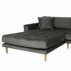 Loftscape Ecksofa Cordova I - Samt - Dunkelgrau - Ecke davorstehend links -Wohnzimmermöbel boutique en ligne 1000304011 211126 10465100318 DETAILS P000000001000304011