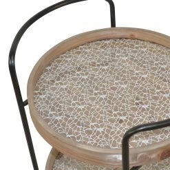 Red Living Servierwagen Gadeby - Metall - Eiche Dekor / Schwarz -Wohnzimmermöbel boutique en ligne 1000304115 211027 13422500063 DETAILS P000000001000304115