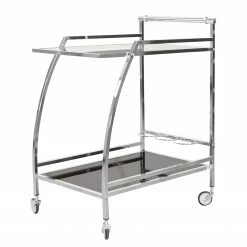 Loftscape Servierwagen Gilze - Glas / Metall - Chrom 6 Loftscape Servierwagen Gilze - Glas / Metall - Chrom -Wohnzimmermöbel boutique en ligne 1000304120 211027 13422500071 DETAILS P000000001000304120