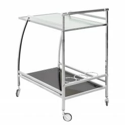 Loftscape Servierwagen Gilze - Glas / Metall - Chrom 7 Loftscape Servierwagen Gilze - Glas / Metall - Chrom -Wohnzimmermöbel boutique en ligne 1000304120 211027 13422500073 DETAILS P000000001000304120