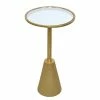Loftscape Beistelltisch Burtejin - Glas / Metall - Gold