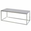 Loftscape Couchtisch Dorfen - Glas / Metall - Schwarz / Chrrom