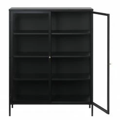 Loftscape Highboard Angelus - Metall / Glas - Schwarz -Wohnzimmermöbel boutique en ligne 1000304135 220209 1215210090 DETAILS P000000001000304135