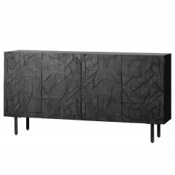 Red Living Sideboard Kaanaa - Schwarz