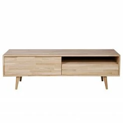 Naturoo TV-Lowboard Kabane - Eiche massiv - Eiche Hell - Breite: 150 cm -Wohnzimmermöbel boutique en ligne 1000304169 211029 12341400164 DETAILS P000000001000304169