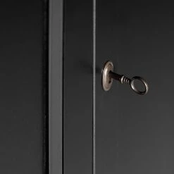 Ridgevalley Vertiko Lamar - Kiefer massiv - Schwarz -Wohnzimmermöbel boutique en ligne 1000304180 211029 12341600263 DETAILS P000000001000304180