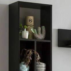 Norrwood Wandregal Argenteuil - Eiche Artisan Dekor / Schwarz -Wohnzimmermöbel boutique en ligne 1000304804 211027 10485100071 DETAILS P000000001000304804