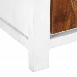 Red Living TV-Lowboard Silvana - Akazie massiv / Mango massiv - Weiß / Mango -Wohnzimmermöbel boutique en ligne 1000305871 211102 111804000037 DETAILS P000000001000305871