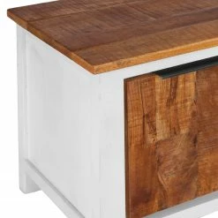 Red Living TV-Lowboard Silvana - Akazie massiv / Mango massiv - Weiß / Mango -Wohnzimmermöbel boutique en ligne 1000305871 211102 111804000043 DETAILS P000000001000305871