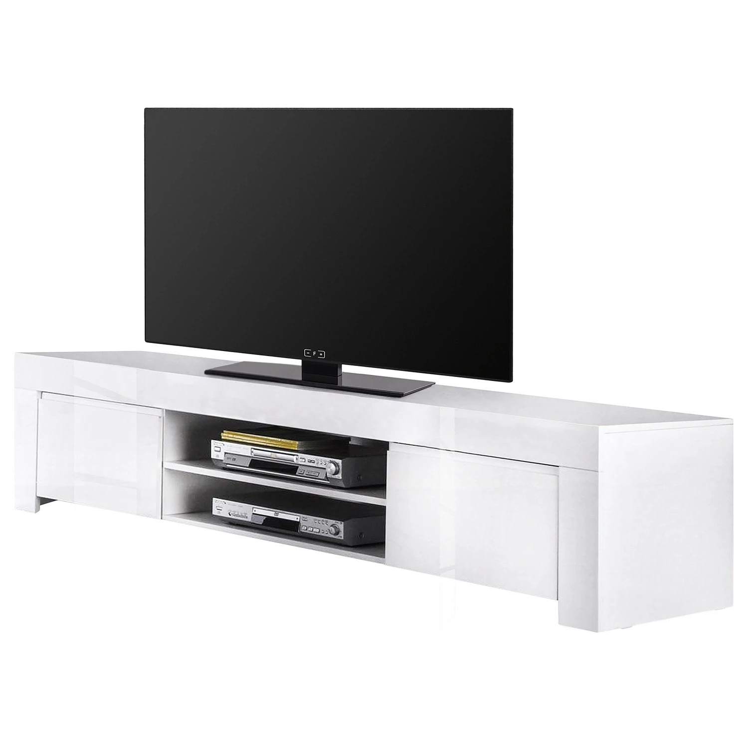 LC Spa TV-Lowboard Amalfi - Hochglanz Weiß 1 LC Spa TV-Lowboard Amalfi - Hochglanz Weiß