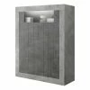 LC Spa Highboard Urbino - Anthrazit / Hellgrau