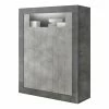 LC Spa Highboard Urbino - Hellgrau / Dunkelgrau