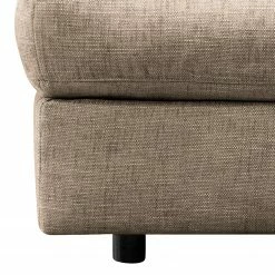 Fredriks Polsterhocker Circle - Flachgewebe Vega: Bisquit -Wohnzimmermöbel boutique en ligne 1000306896 220727 060 DETAILS P000000001000306896