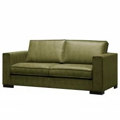 Ars manufacti Sofa Locana (2-Sitzer) - Microfaser Cheri: Olive