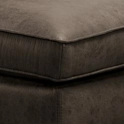 Ars manufacti Polsterhocker Locana - Microfaser Cheri: Bisonbraun -Wohnzimmermöbel boutique en ligne 1000307016 220727 050 DETAILS P000000001000307016