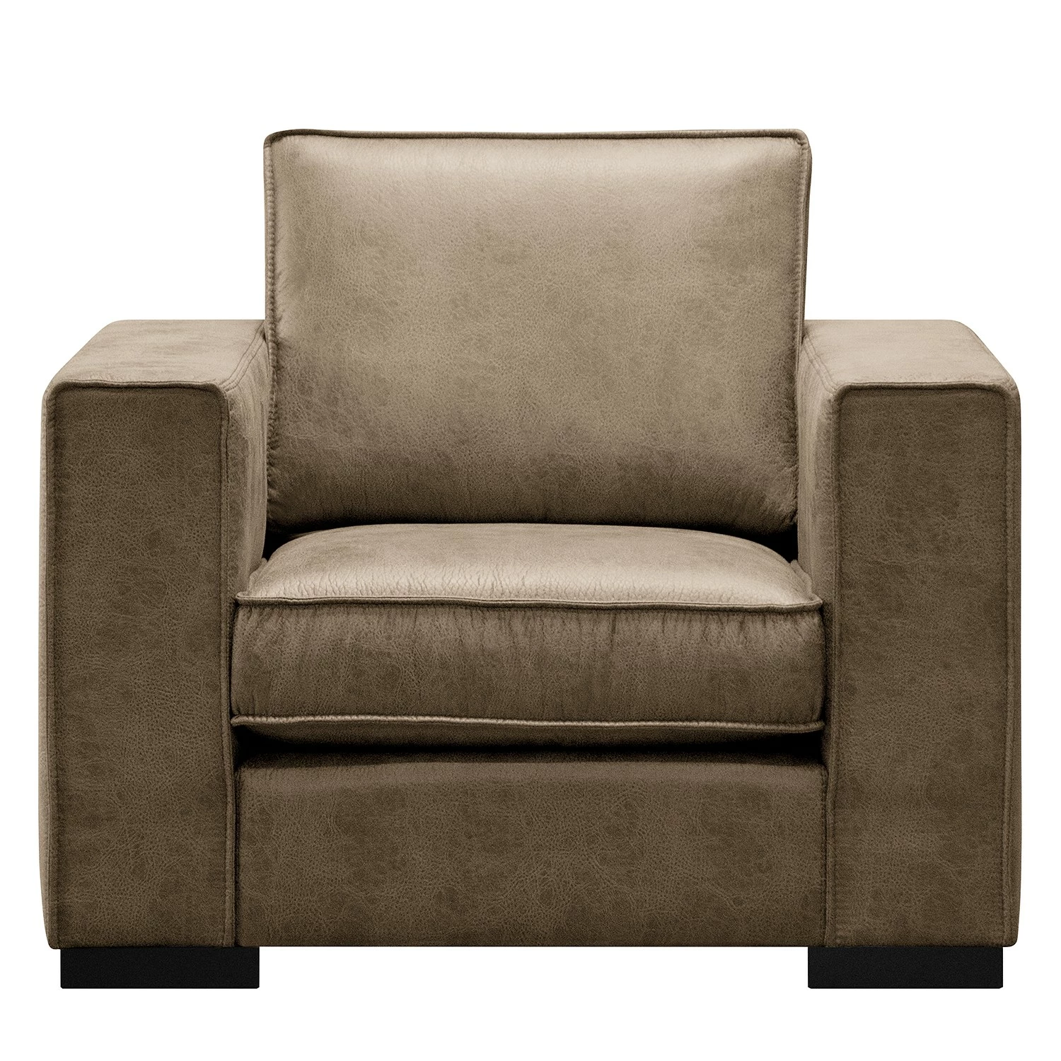 Ars manufacti Sessel Locana - Microfaser Cheri: Taupe 2 Ars manufacti Sessel Locana - Microfaser Cheri: Taupe – Bild 2