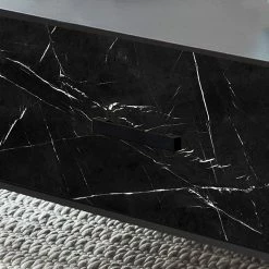 Jack & Alice Couchtisch Fintel - Marmor Schwarz Dekor / Schwarz -Wohnzimmermöbel boutique en ligne 1000307055 211110 082346000113 DETAILS P000000001000307055