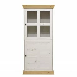 Ridgevalley Highboard Maiossa I - Pinie Weiß Dekor / Eiche Navarra Dekor -Wohnzimmermöbel boutique en ligne 1000307112 211109 16471600081 DETAILS P000000001000307112