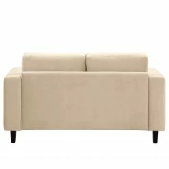 Norrwood Ecksofa MAISON 1-Sitzer mit Longchair - Samt Vaia: Creme - Breite: 150 cm - Longchair davorstehend links -Wohnzimmermöbel boutique en ligne 1000310308 211201 12310100313 DETAILS P000000001000310308