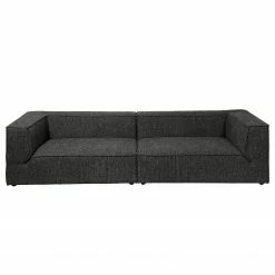Bigsofa Sheerwood - Chenille TSE: 139 steel - Breite: 270 cm - Ohne Kissen