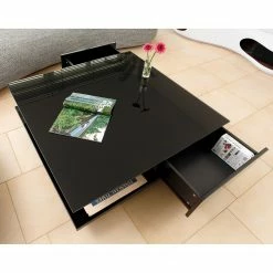 Loftscape Couchtisch Padras I - Glas - Schwarz -Wohnzimmermöbel boutique en ligne 1000310513 211125 11183200034 MOOD DETAILS P000000001000310513 mood