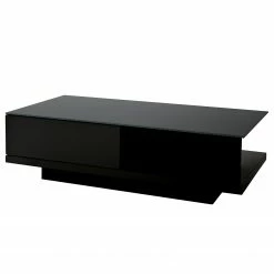 Loftscape Couchtisch Padras II - Glas - Schwarz