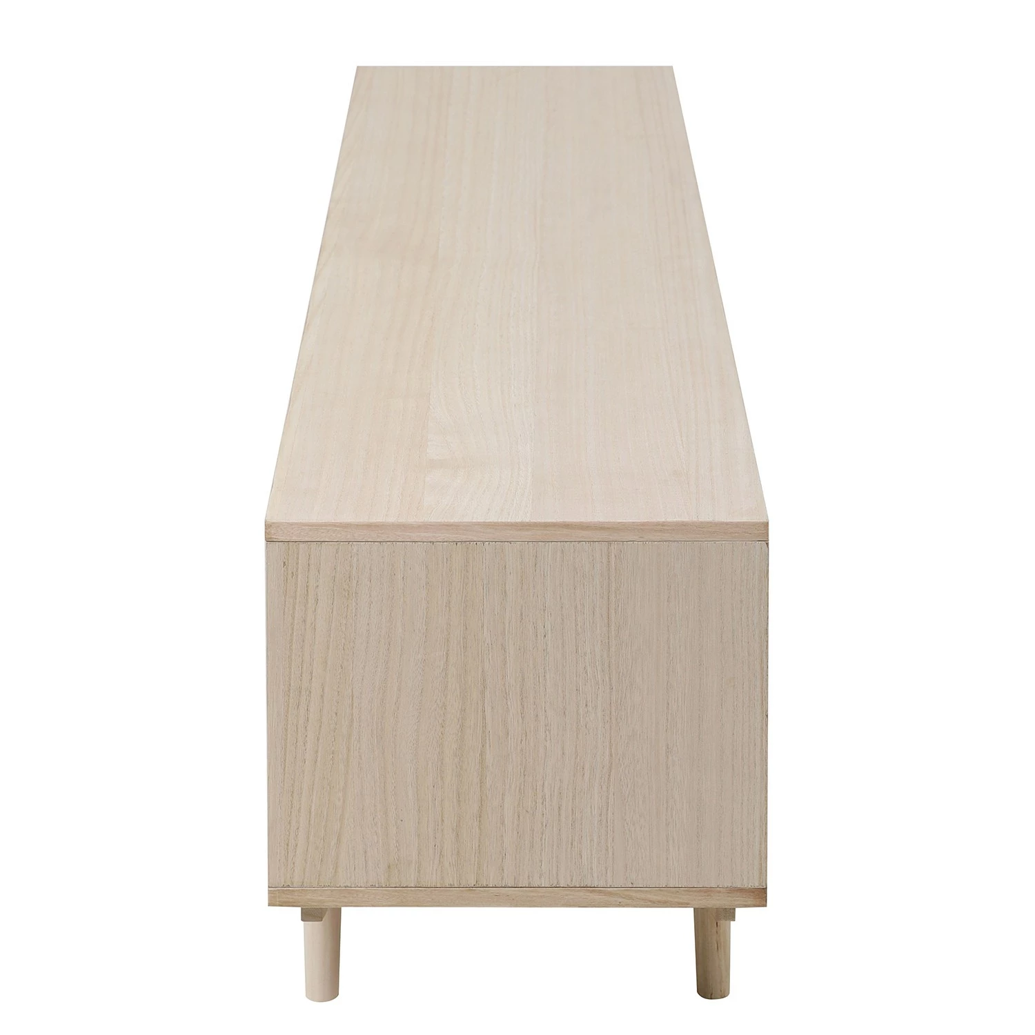 Norrwood TV-Lowboard Pini - Wiener Geflecht / Echtholzfurnier - Natur / Paulownia 5 Norrwood TV-Lowboard Pini - Wiener Geflecht / Echtholzfurnier - Natur / Paulownia – Bild 5