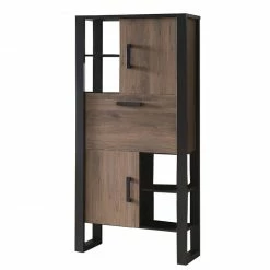 Red Living Wohnwand Norddal I (4-teilig) - Nussbaum Dekor / Schwarz 24 Red Living Wohnwand Norddal I (4-teilig) - Nussbaum Dekor / Schwarz -Wohnzimmermöbel boutique en ligne 1000310665 211125 14543300091 DETAILS P000000001000310665