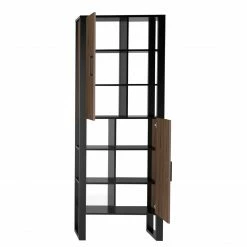 Red Living Wohnwand Norddal III (4-teilig) - Nussbaum Dekor / Schwarz -Wohnzimmermöbel boutique en ligne 1000310667 211125 145542000123 DETAILS P000000001000310667