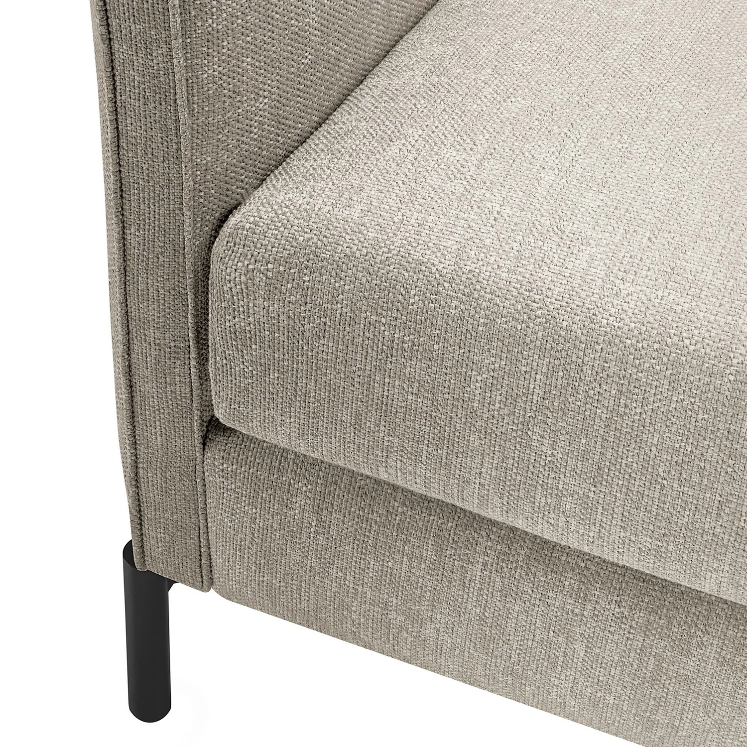 Loftscape Sofa Meissner (3-Sitzer) - Flachgewebe Nandin: Cremeweiß 3 Loftscape Sofa Meissner (3-Sitzer) - Flachgewebe Nandin: Cremeweiß – Bild 3