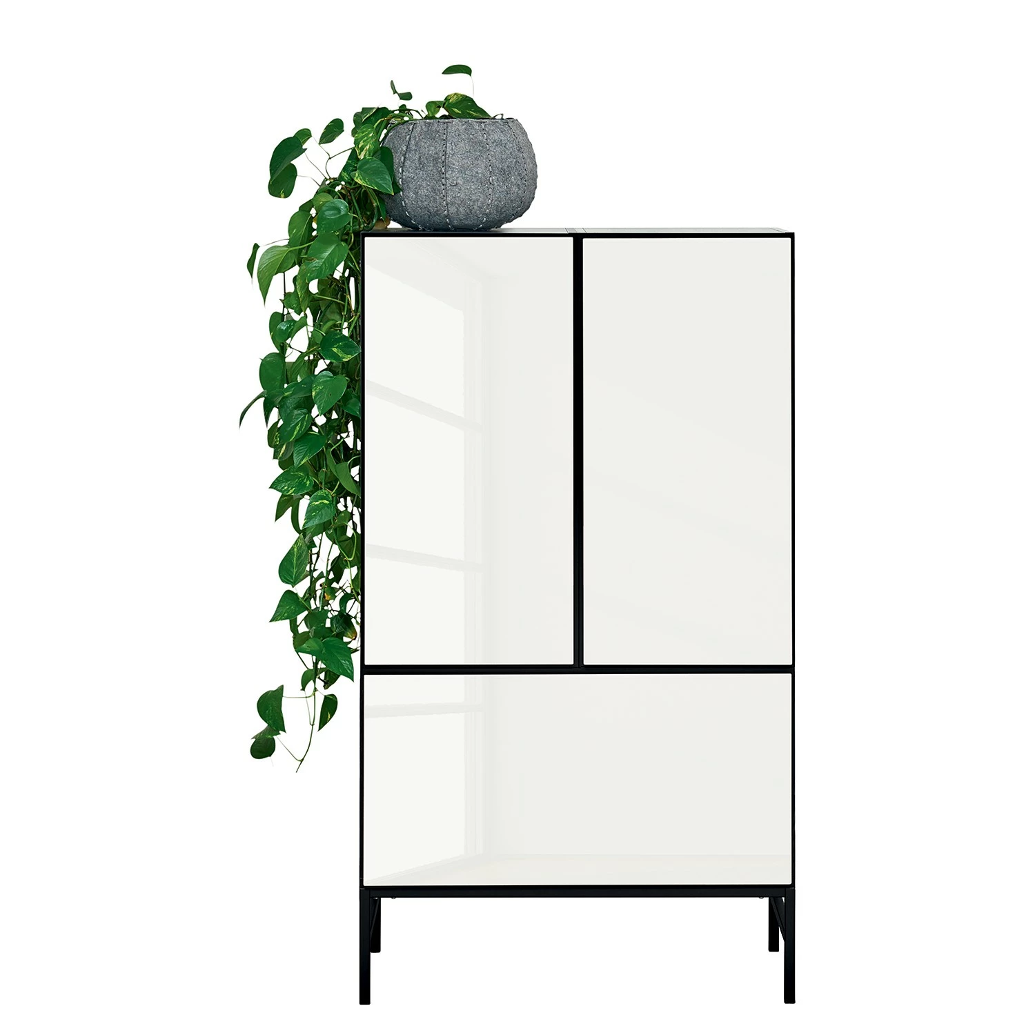 Now! by hülsta Highboard now to go colour I - Hochglanz Reinweiß / Schneeweiß 2 Now! by hülsta Highboard now to go colour I - Hochglanz Reinweiß / Schneeweiß – Bild 2