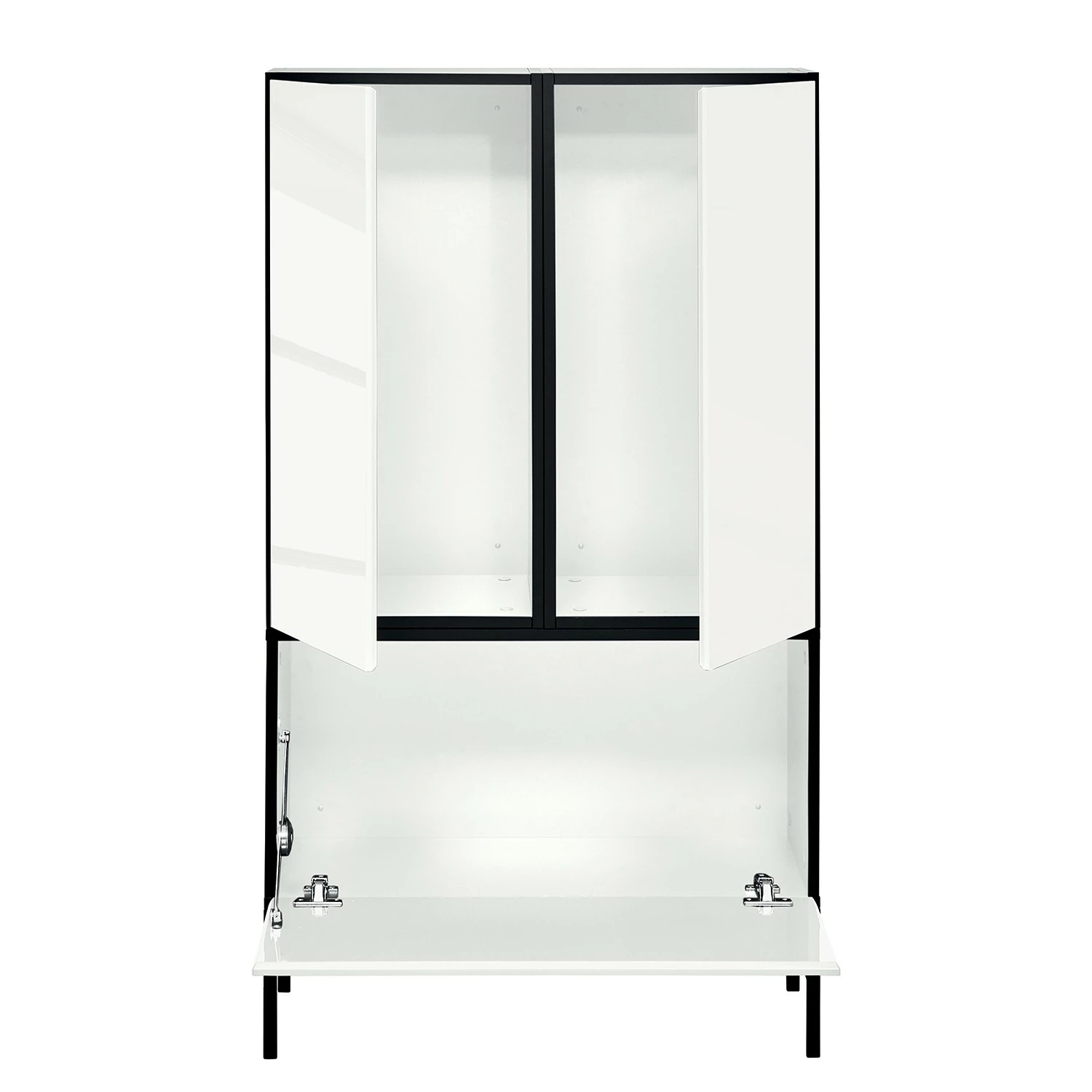 Now! by hülsta Highboard now to go colour I - Hochglanz Reinweiß / Schneeweiß 4 Now! by hülsta Highboard now to go colour I - Hochglanz Reinweiß / Schneeweiß – Bild 4