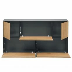 Now! by hülsta Wohnwand now to go colour V (5-teilig) - Natureiche / Diamantgrau -Wohnzimmermöbel boutique en ligne 1000311293 211201 14490500530 DETAILS P000000001000311293