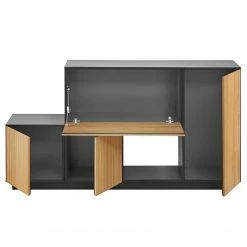 Now! by hülsta Sideboard now to go colour I - Natureiche / Diamantgrau -Wohnzimmermöbel boutique en ligne 1000311297 211201 14490600555 DETAILS P000000001000311297