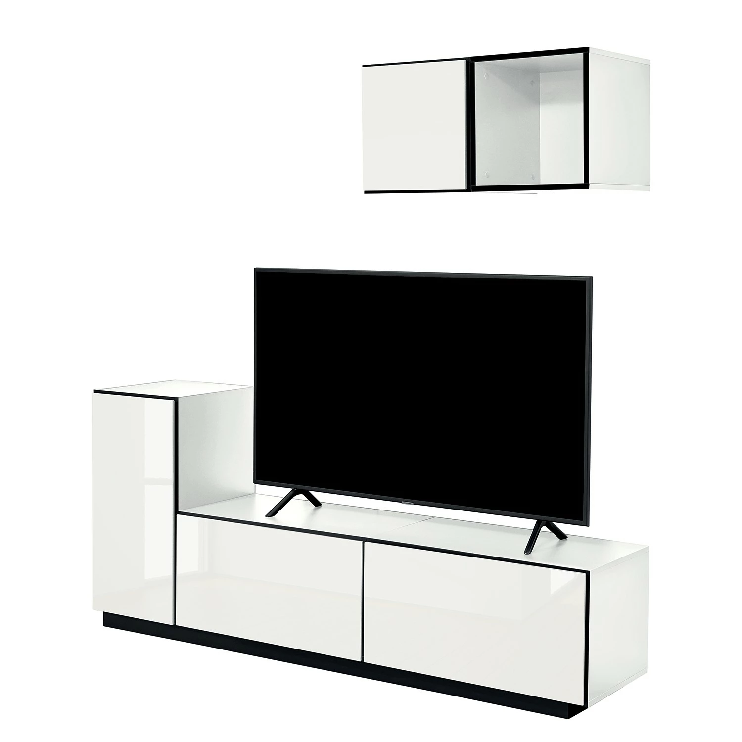 Now! by hülsta Wohnwand now to go colour I (4-teilig) - Hochglanz Reinweiß / Schneeweiß 5 Now! by hülsta Wohnwand now to go colour I (4-teilig) - Hochglanz Reinweiß / Schneeweiß – Bild 5