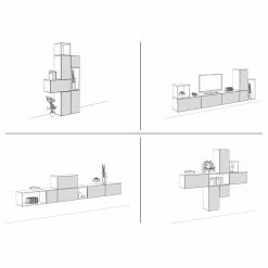 Now! by hülsta Wohnwand now to go colour VI (7-teilig) - Hochglanz Reinweiß / Hochglanz Diamantgrau 16 Now! by hülsta Wohnwand now to go colour VI (7-teilig) - Hochglanz Reinweiß / Hochglanz Diamantgrau -Wohnzimmermöbel boutique en ligne 1000311315 211201 144911001143 SKETCH DETAILS P000000001000311315 sketch