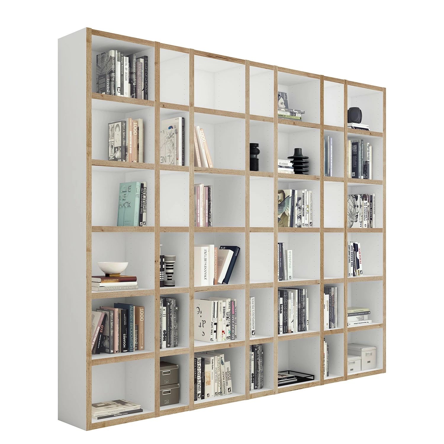 Loftscape Regal Emporior XVII - Wildeiche Dekor - Breite: 261 cm 1 Loftscape Regal Emporior XVII - Wildeiche Dekor - Breite: 261 cm