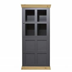 Ridgevalley Wohnwand Maiossa III (4-teilig) - Anthrazit / Eiche Dekor -Wohnzimmermöbel boutique en ligne 1000312391 211130 13324900141 DETAILS P000000001000312391