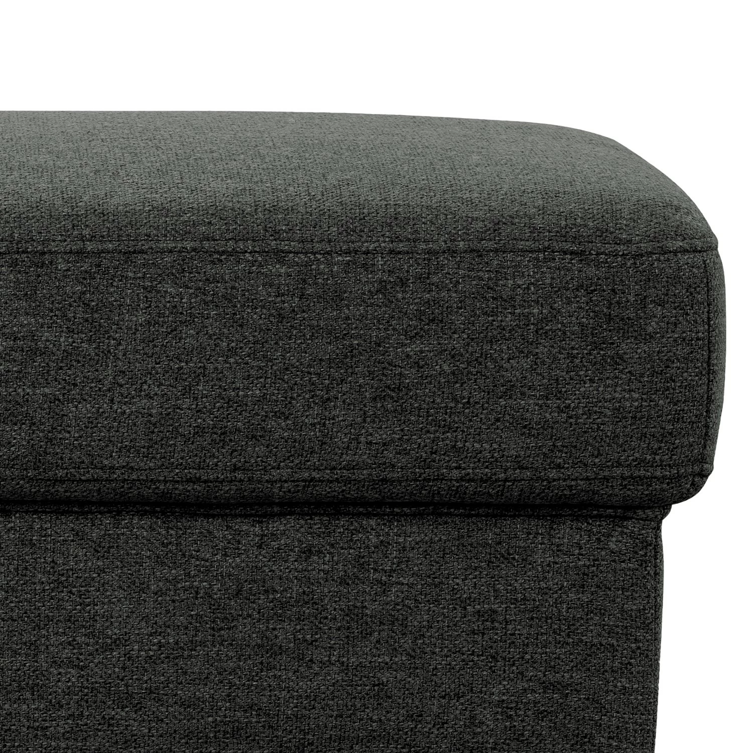 Fredriks Polsterhocker Eustis - Flachgewebe Amra: Anthrazit 5 Fredriks Polsterhocker Eustis - Flachgewebe Amra: Anthrazit – Bild 5