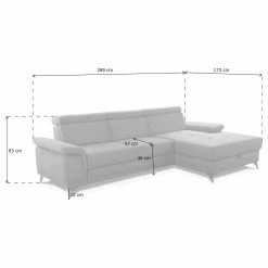Fredriks Ecksofa DeWitt - Flachgewebe Olea: Silber - Longchair davorstehend rechts - Ohne Schlaffunktion 19 Fredriks Ecksofa DeWitt - Flachgewebe Olea: Silber - Longchair davorstehend rechts - Ohne Schlaffunktion -Wohnzimmermöbel boutique en ligne 1000314638 211221 130443000599 SKETCH DETAILS P000000001000314638 sketch